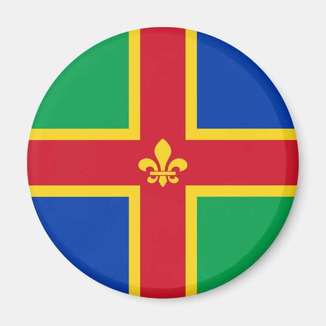 Imã Bandeira de Lincolnshire (Frente)
