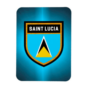 Ímã Bandeira de Lucia de santo
