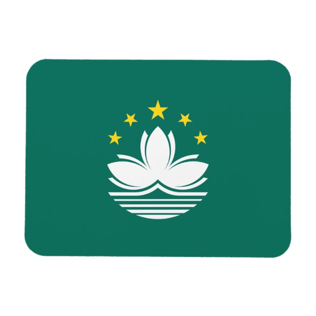 Ímã Bandeira de Macau (Horizontal)