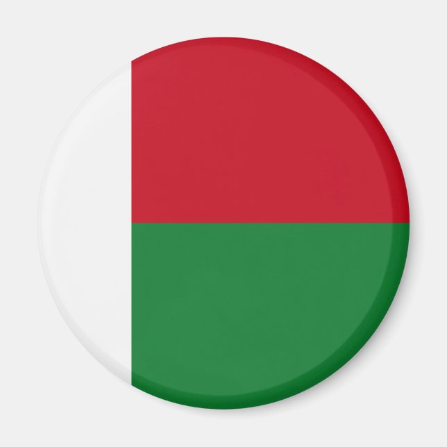 Imã bandeira de Madagáscar (Frente)