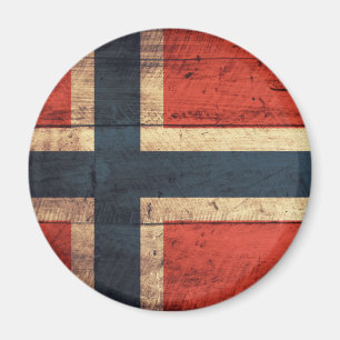 Imã Bandeira de madeira de Noruega