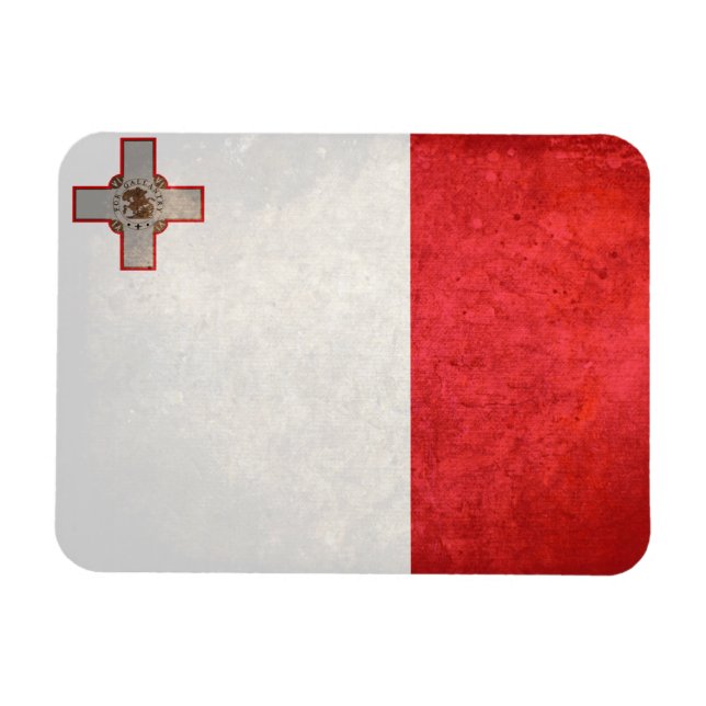 Ímã Bandeira de Malta (Horizontal)