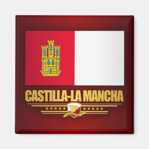 Imã Bandeira de Mancha do Castilla-La