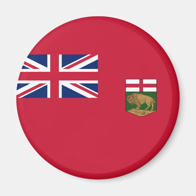 Imã Bandeira de Manitoba (Frente)