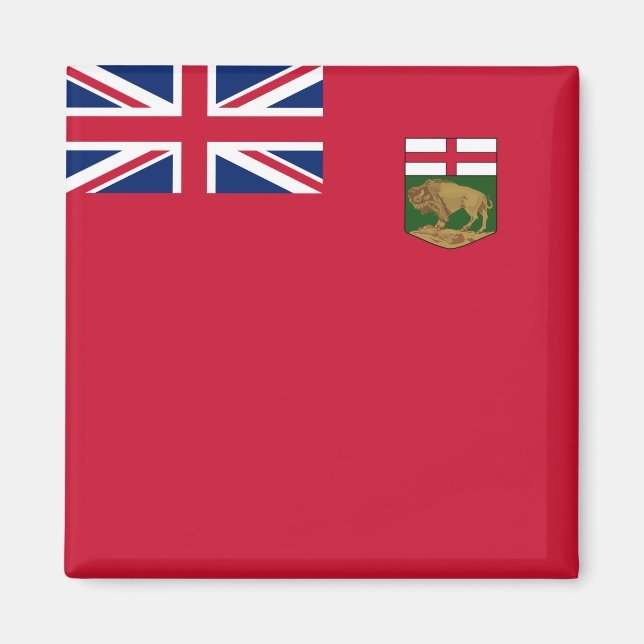 Imã Bandeira de Manitoba (Frente)