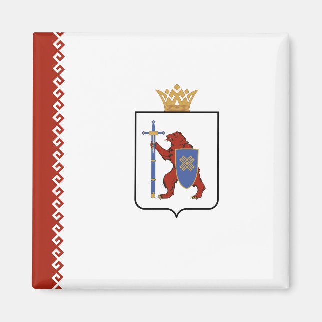 Imã Bandeira de Mari El (Frente)