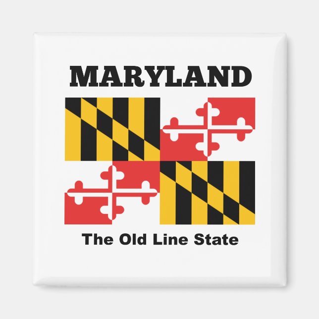 Imã bandeira de Maryland (Frente)