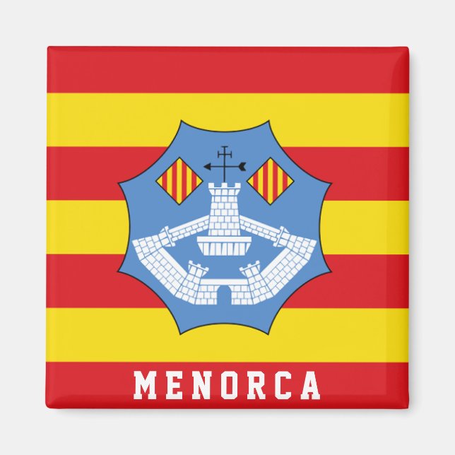 Imã Bandeira de Menorca, Espanha (Frente)