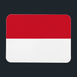 Ímã Bandeira de Mônaco<br><div class="desc">Bandeira patriótica de Mônaco.</div>