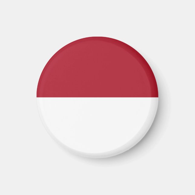 Imã bandeira de Mônaco (Frente)