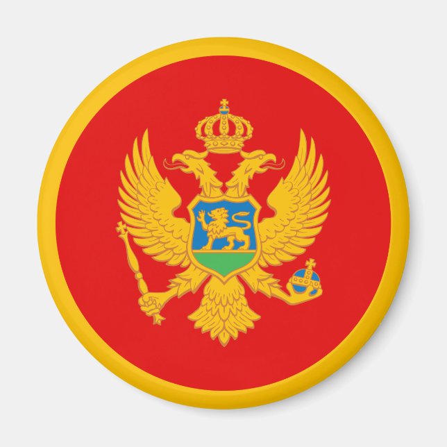 Imã Bandeira de Montenegro (Frente)