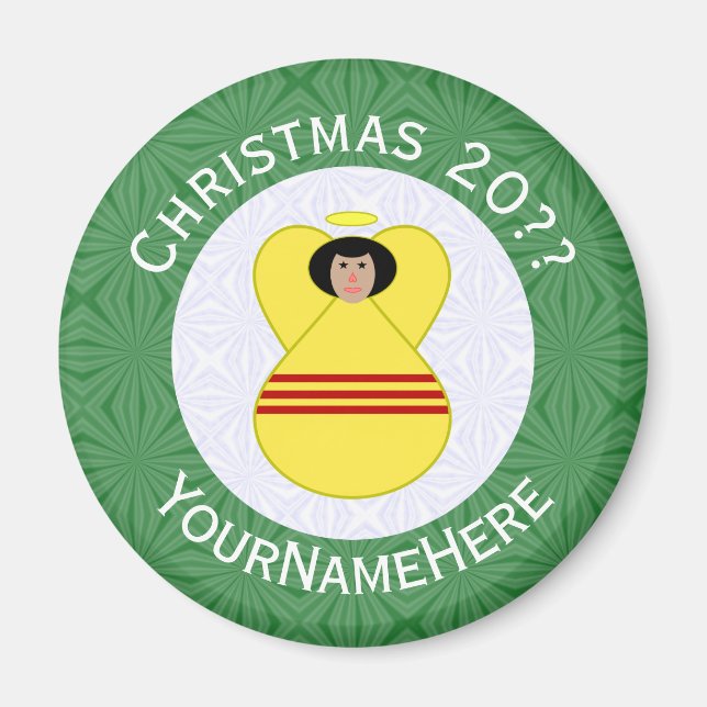 Imã Bandeira de Natal do Anjo do Vietnã do Sul Persona (Frente)