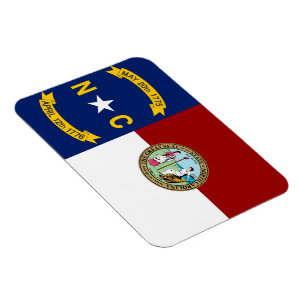 Ímã Bandeira de North Carolina