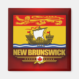 Imã Bandeira de Novo Brunswick