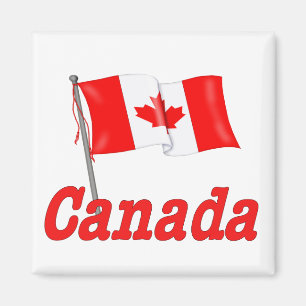Imã Bandeira de ondulação de Canadá