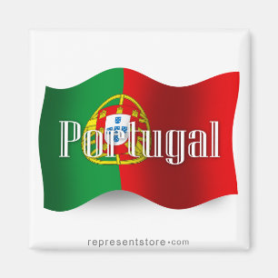 Imã Bandeira de ondulação de Portugal