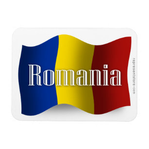 Ímã Bandeira de ondulação de Romania