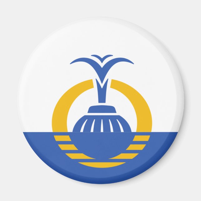 Imã Bandeira de Orlando, Flórida (Frente)