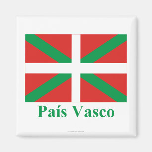 Imã Bandeira de País Vasco (Euskadi) com nome