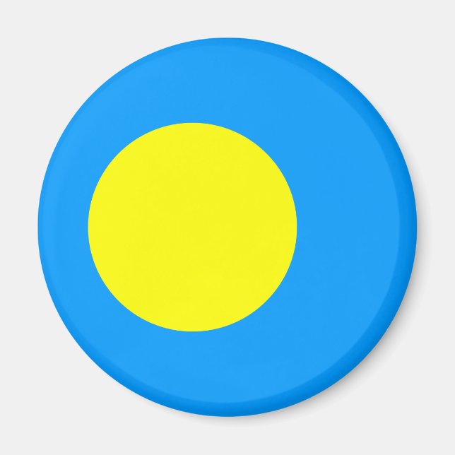 Imã Bandeira de Palau (Frente)