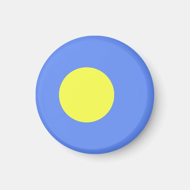 Imã bandeira de Palau (Frente)