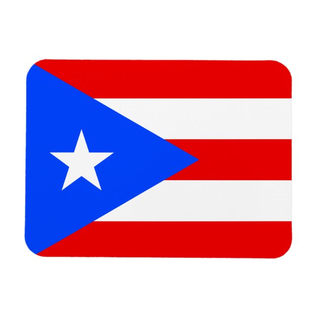 Ímã Bandeira de Porto Rico (Horizontal)