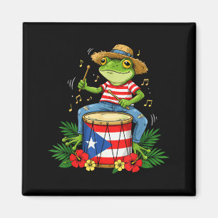 Imã Bandeira de Porto Rico Sapo Coqui Porto Rico Hispa