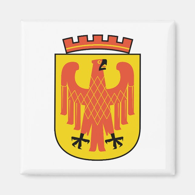 Imã bandeira de potsdam cidade alemanha símbolo emblem (Frente)