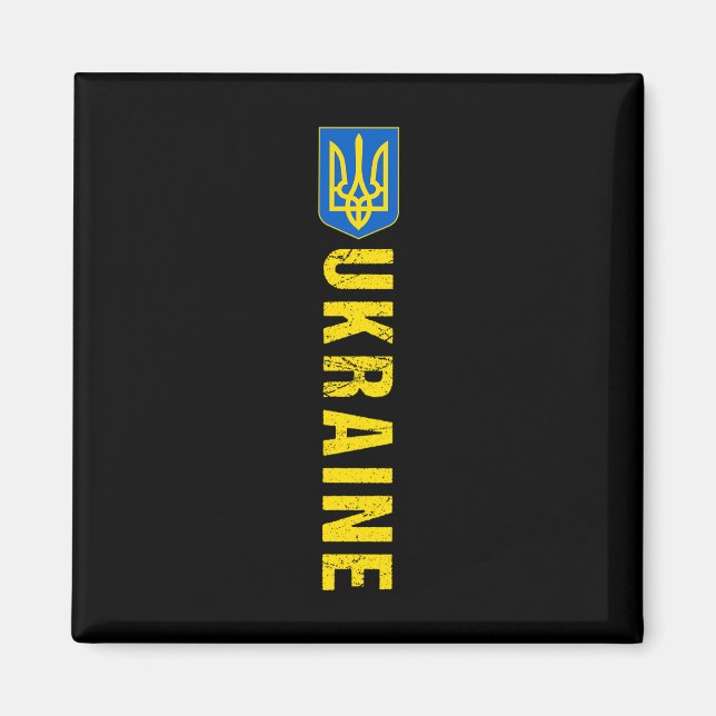 Imã Bandeira de Presente da Ucrânia Ukraini Kiev Ucran (Frente)