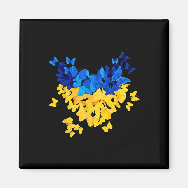 Imã Bandeira de Presente da Ucrânia Ukraini Kiev Ucran (Frente)
