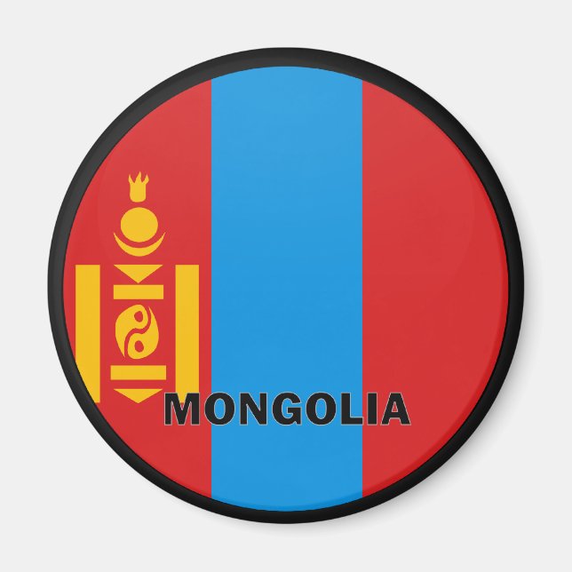 Imã Bandeira de qualidade da rocha da Mongólia (Frente)
