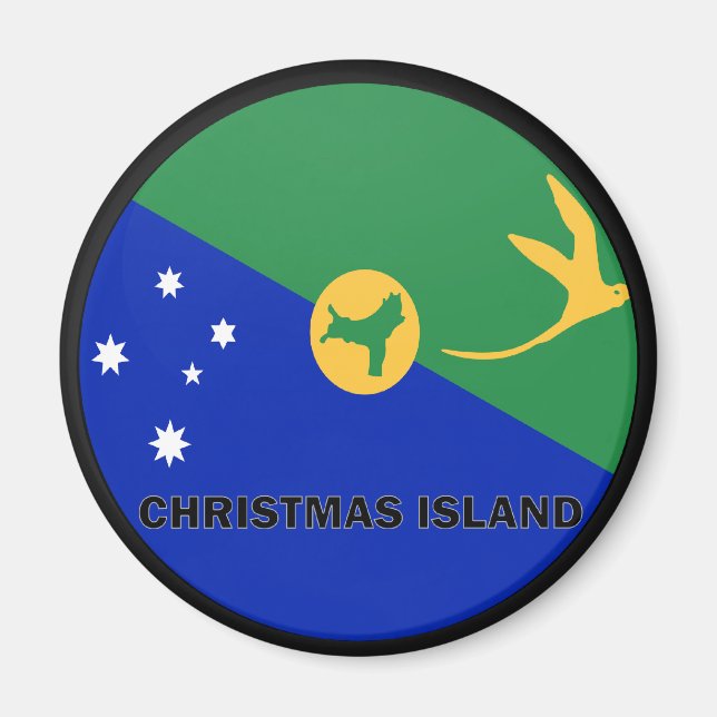 Imã Bandeira de qualidade da Rua das Ilhas de Natal (Frente)