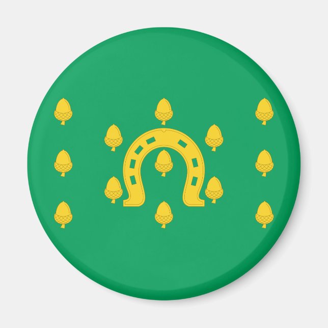 Imã Bandeira de Rutland Magnet (Frente)