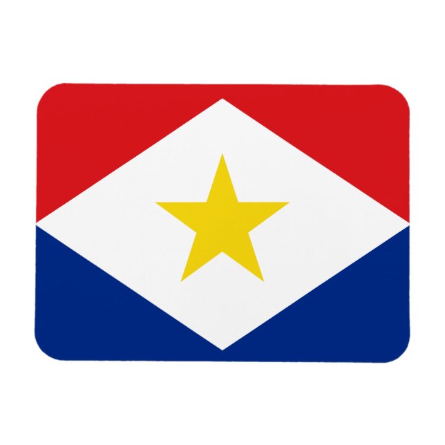 Ímã Bandeira de Saba (Horizontal)