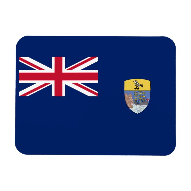 Ímã Bandeira de Santa Helena (Horizontal)