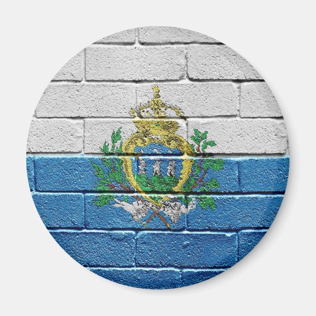 Imã Bandeira de São Marino (Frente)