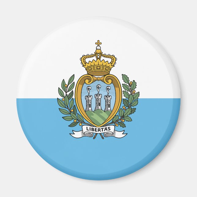 Imã Bandeira de São Marino (Frente)