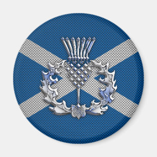 Imã Bandeira de Scotland do impressão da fibra do