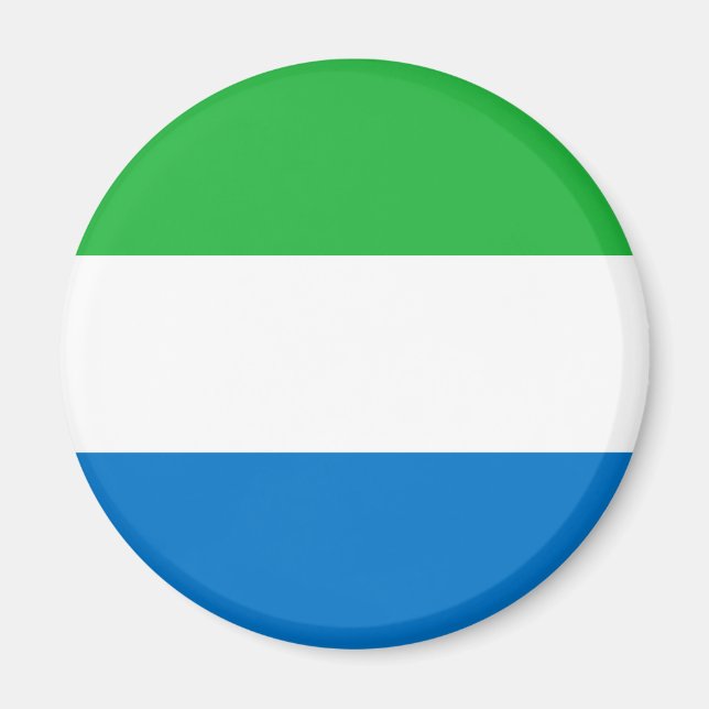 Imã Bandeira de Serra Leoa (Frente)