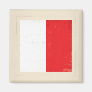Imã Bandeira de sinal náutica da letra "H"