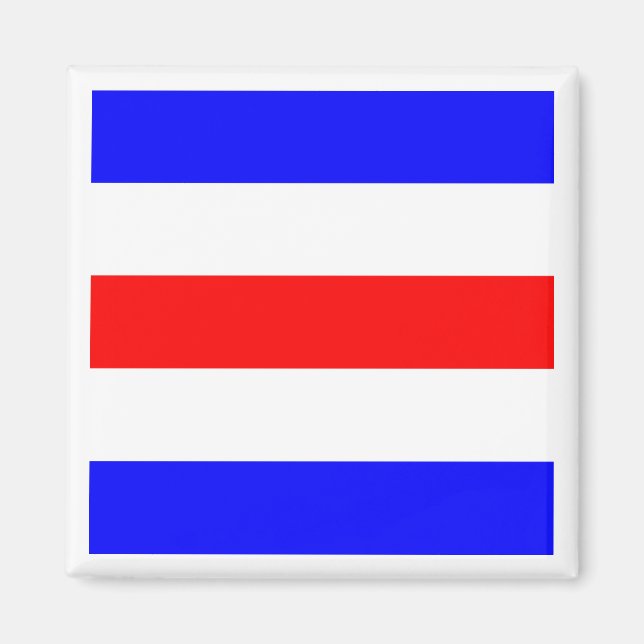 Imã Bandeira de Sinalização Marítima Internacional CHA (Frente)
