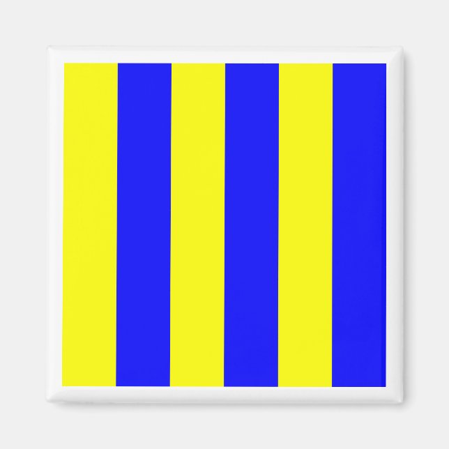 Imã Bandeira de Sinalização Marítima Internacional GOL (Frente)