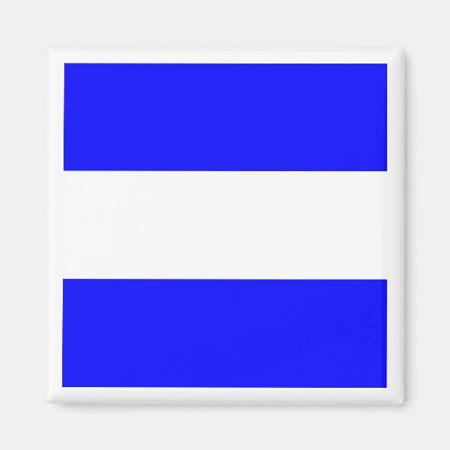 Imã Bandeira de Sinalização Marítima Internacional JUL (Frente)
