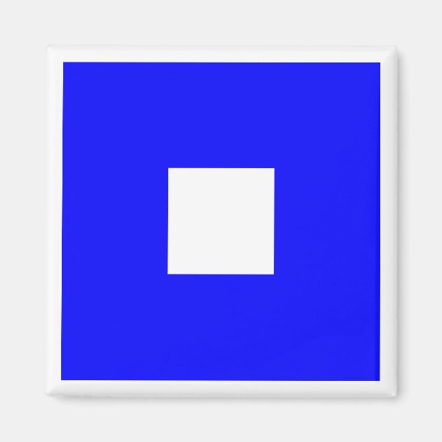 Imã Bandeira de Sinalização Marítima Internacional PAP (Frente)