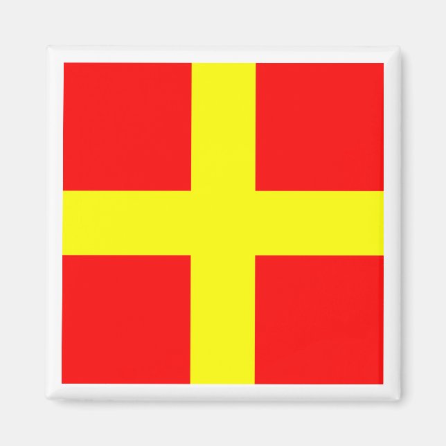 Imã Bandeira de Sinalização Marítima Internacional ROM (Frente)