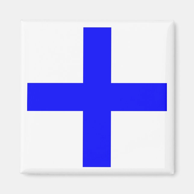 Imã Bandeira de Sinalização Marítima Internacional X-R (Frente)