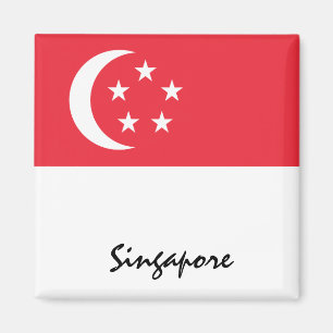 Imã Bandeira de Singapura e fãs de férias e esporte