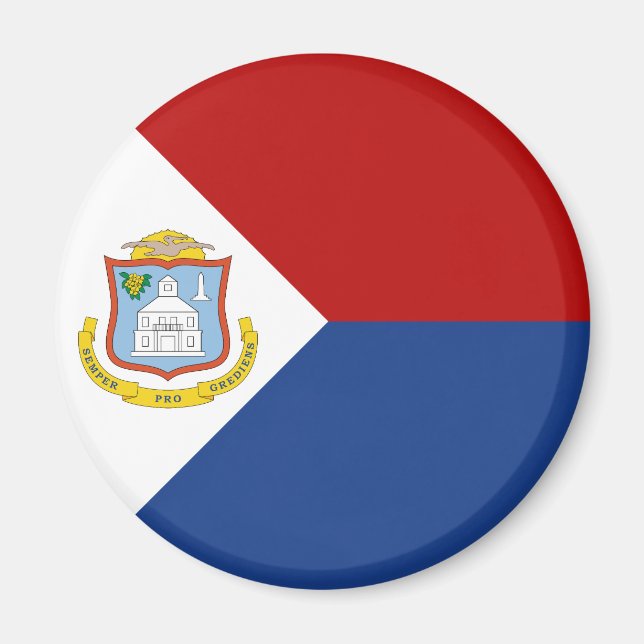 Imã Bandeira de Sint Maarten (Frente)