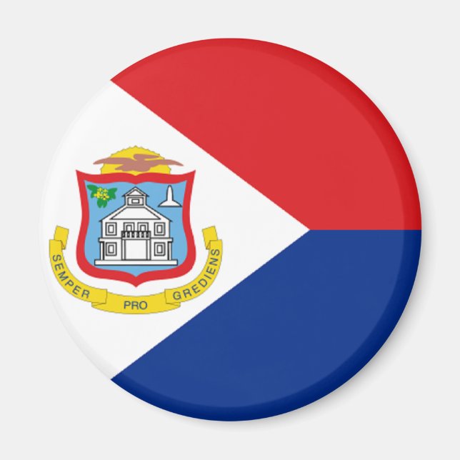 Imã Bandeira de Sint Maarten (Frente)