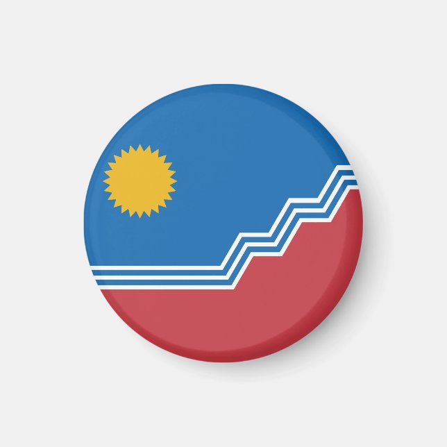 Imã Bandeira de Sioux Falls, Dakota do Sul (Frente)